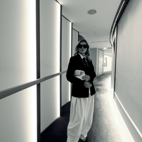 Martina Hirsch becomes the face of Dzmitry Samal’s new eyewear collection